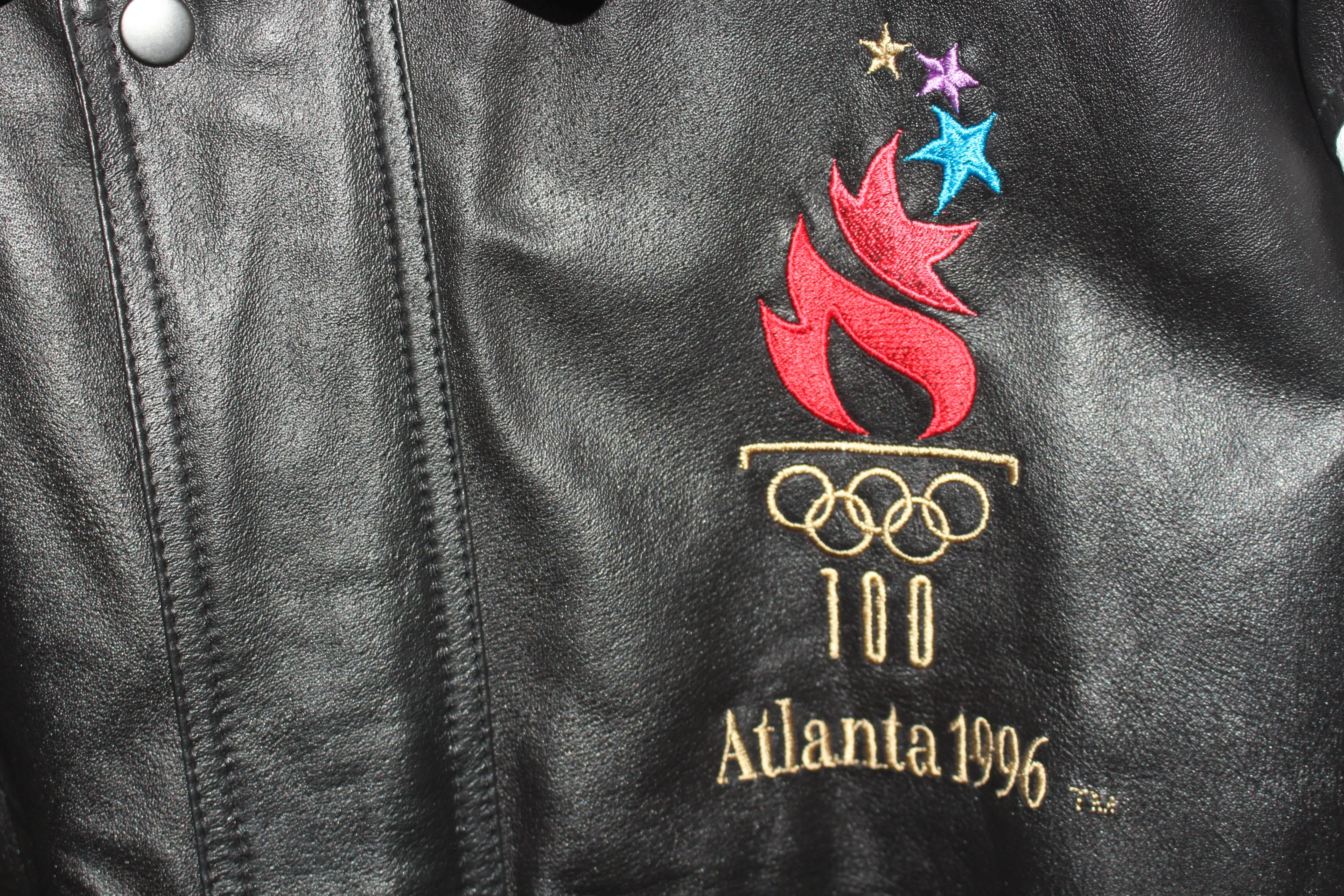 1996 Atlanta Olympic Games Starter Leather Jacket (XL)