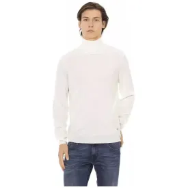 Baldinini Trend White Fabric Men Sweater