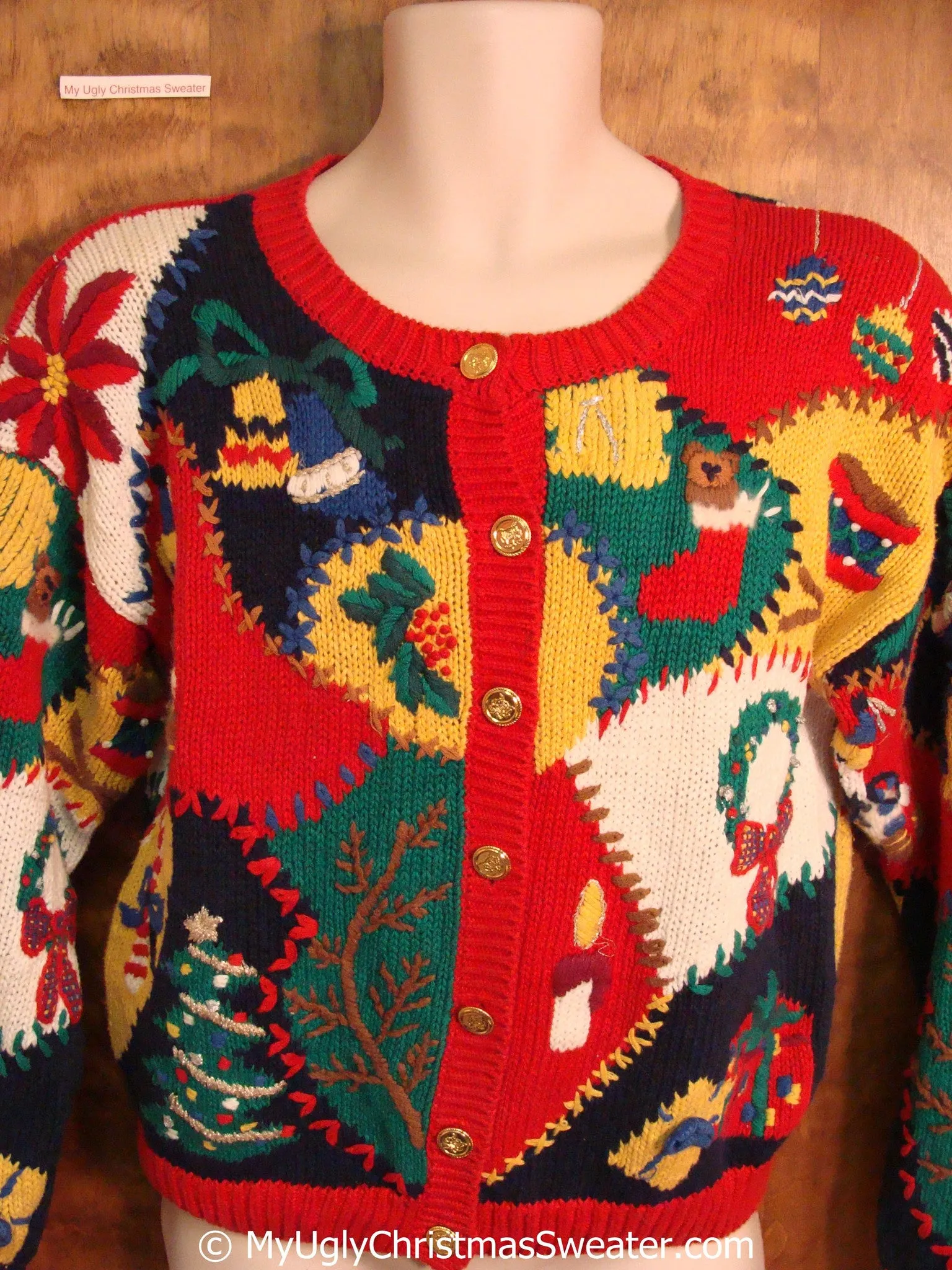 Best of the Best 80s 2sided Tacky Christmas Sweater