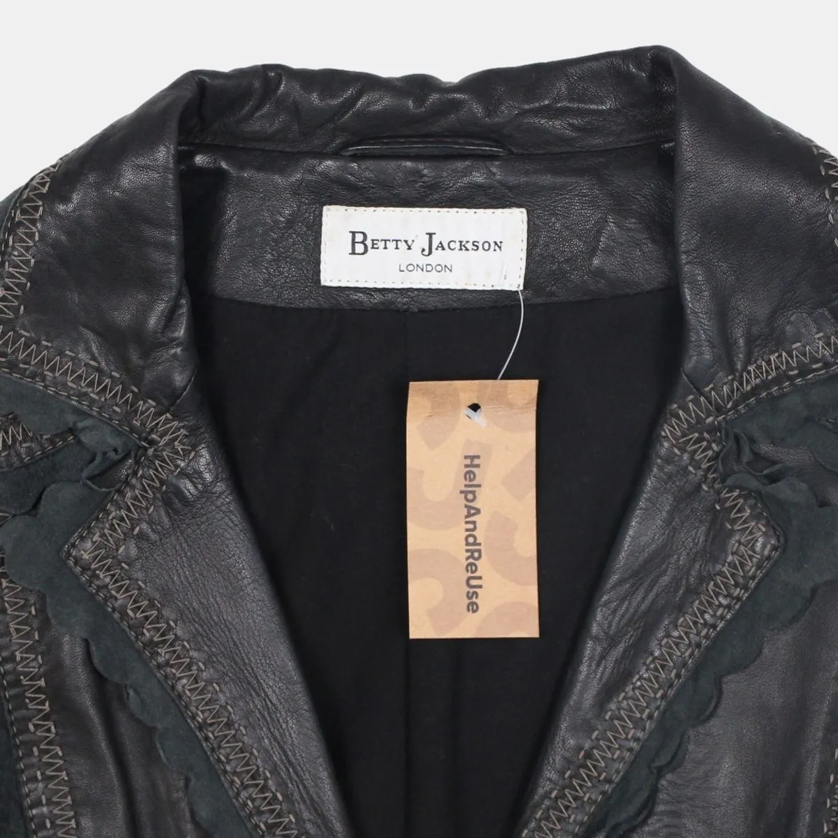 Betty Jackson Leather Coat