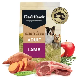 BLACK HAWK - Grain Free Dry Dog Food Adult Lamb