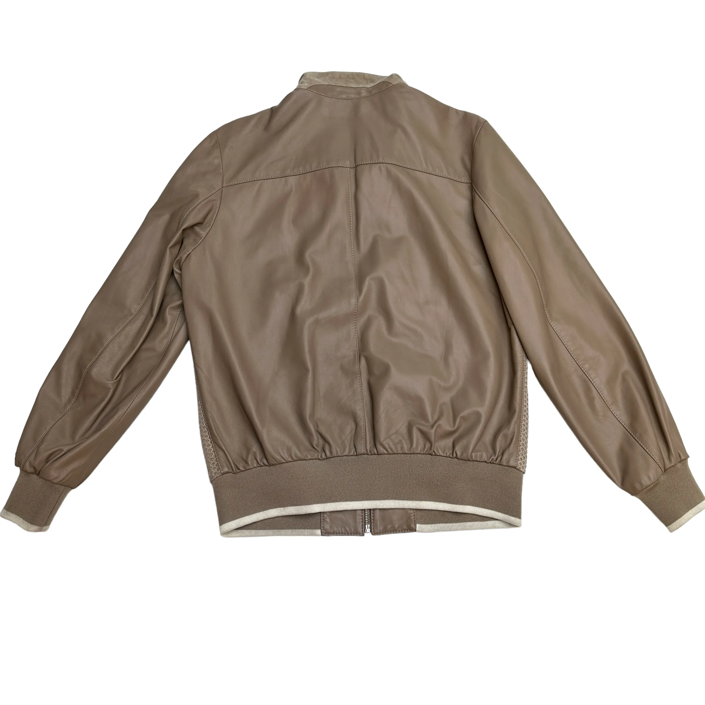 Brown Leather Jacket - M