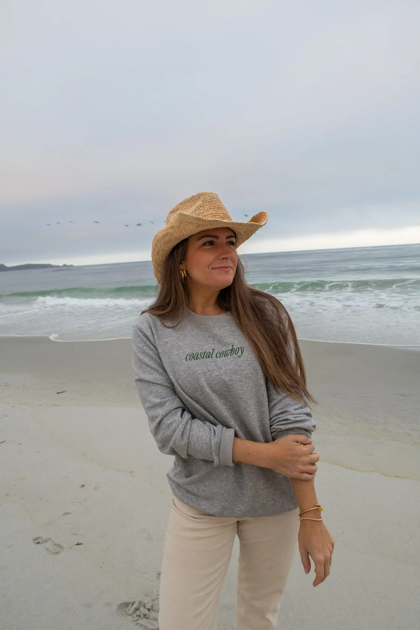 Camp Coastal Cowboy Crewneck