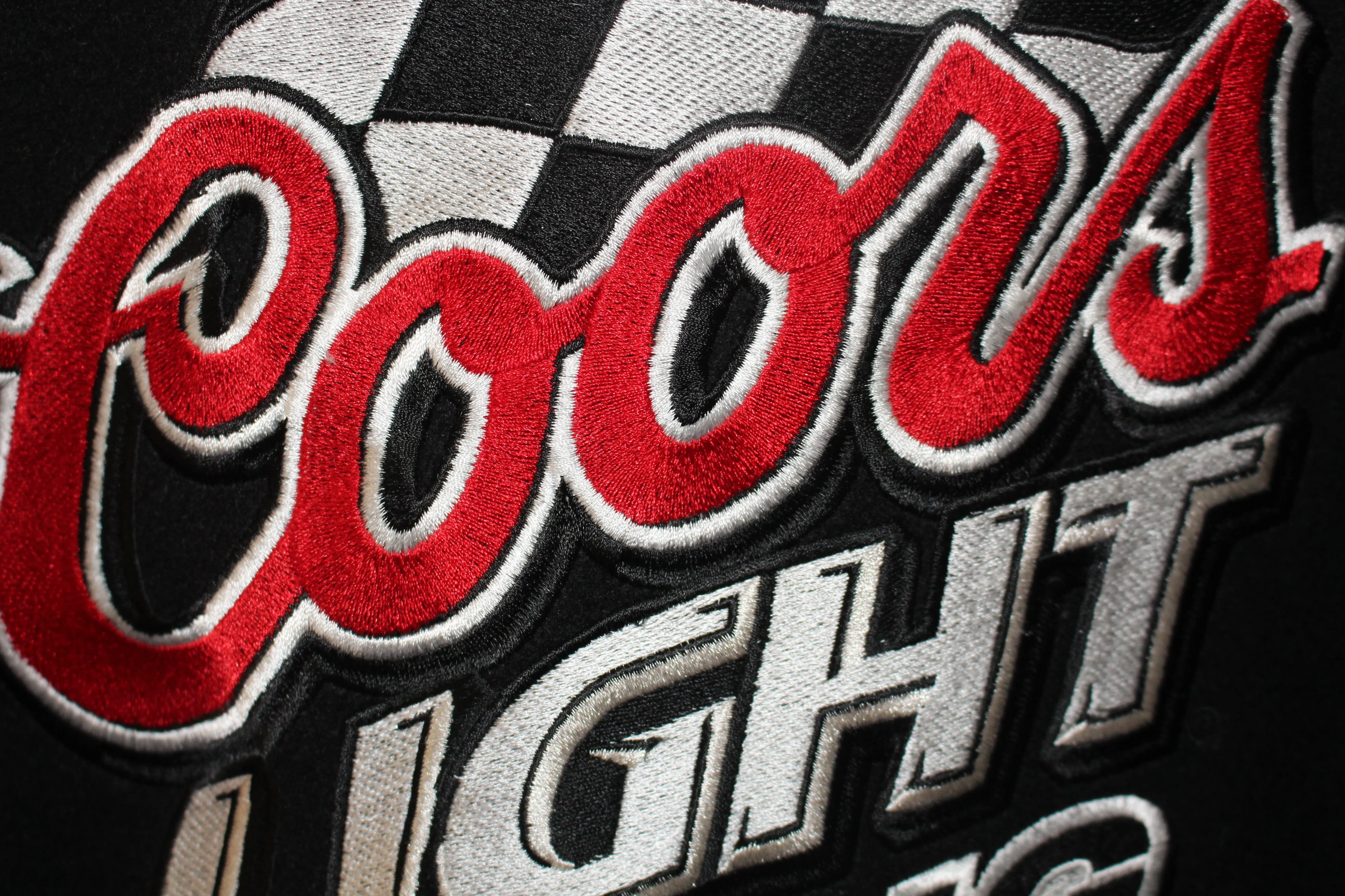 Coors Light Racing NASCAR Leather Wool Jacket (S)