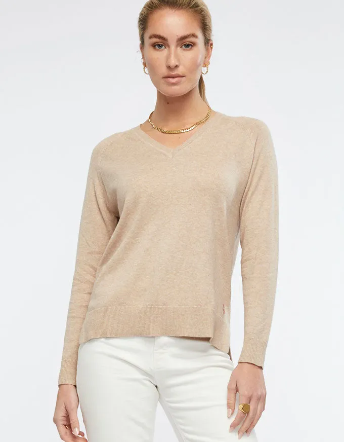 Essential V Knit Oat