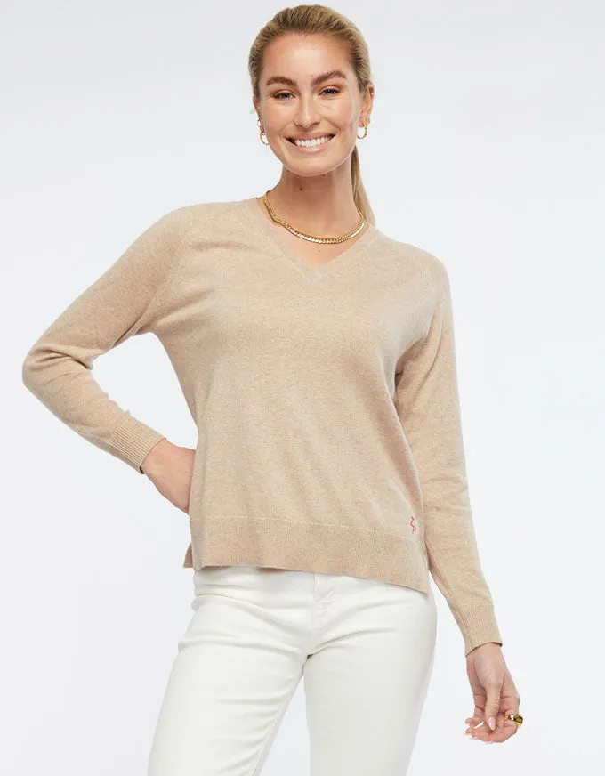 Essential V Knit Oat