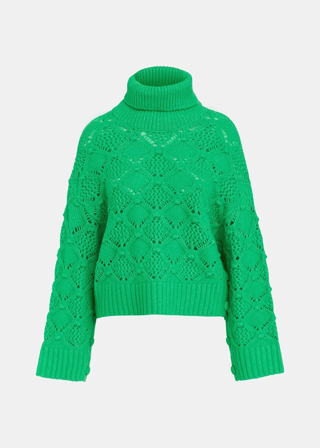 ESSENTIEL Green Knit Sweater