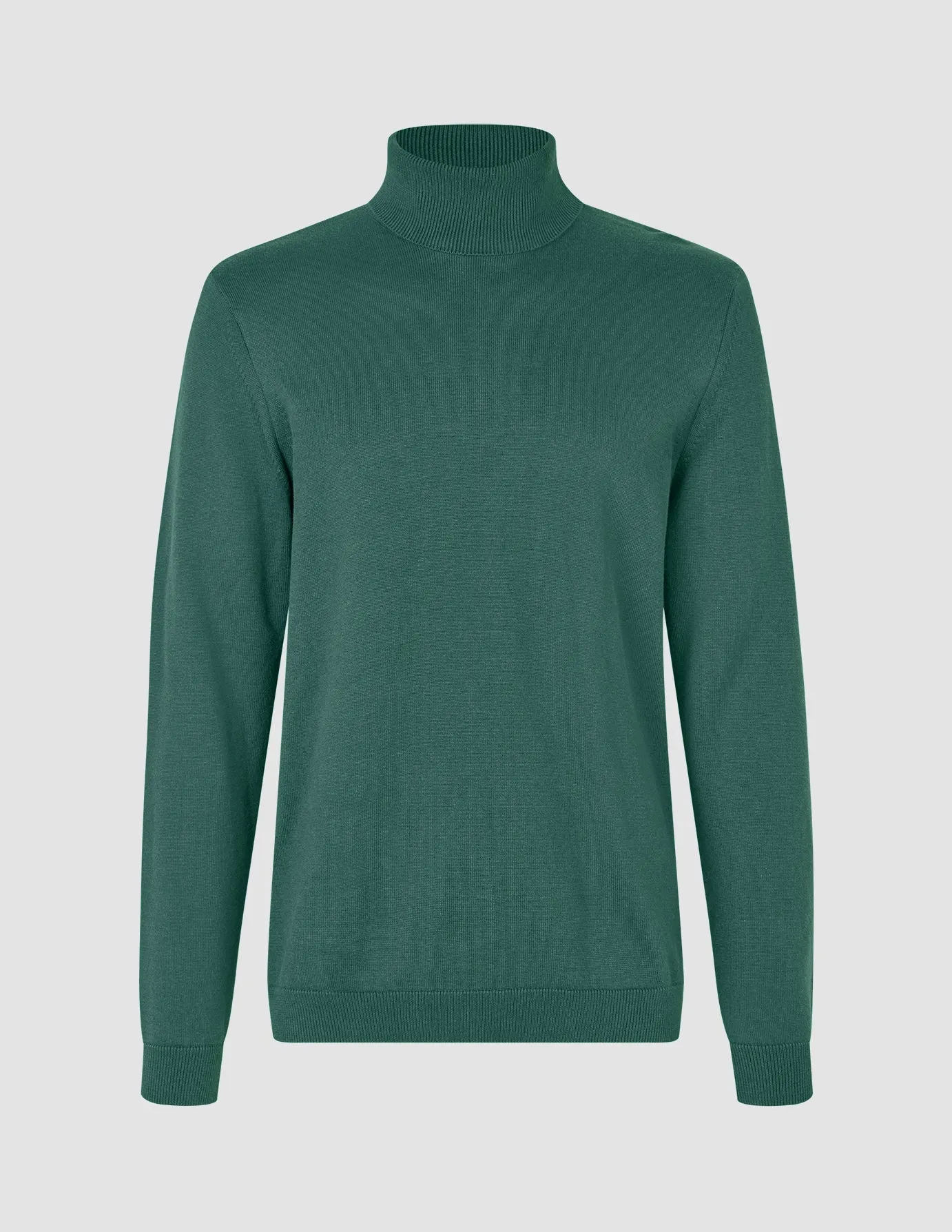 Everyday Knit Turtleneck Shadow Green