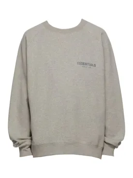 Fear Of God Essentials Core Collection Crewneck Dark Heather Oatmeal [FW21]