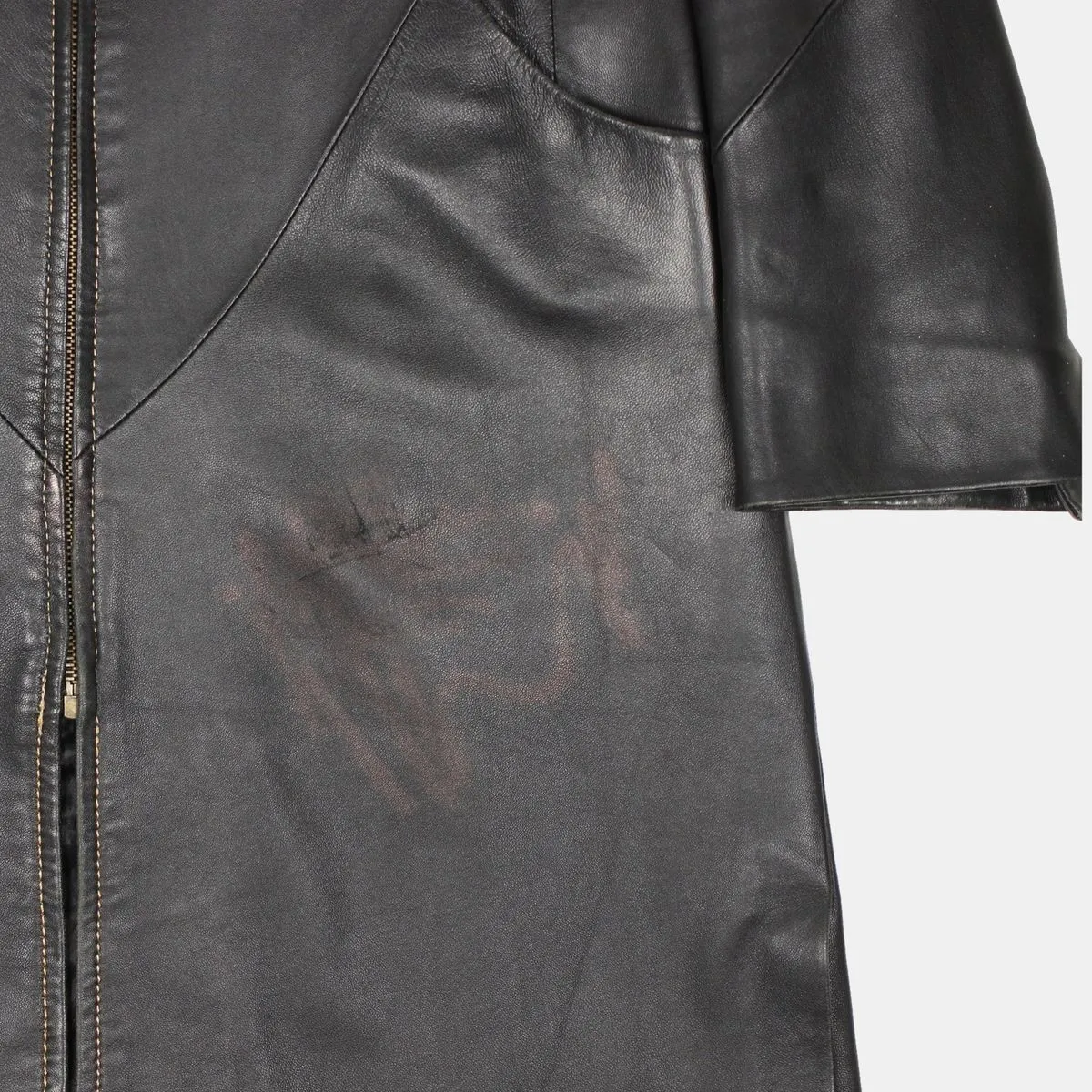 Fire Phoinex Leather Coat