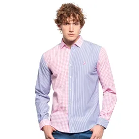 FROG Duality Button Down Shirt - Pink/Blue