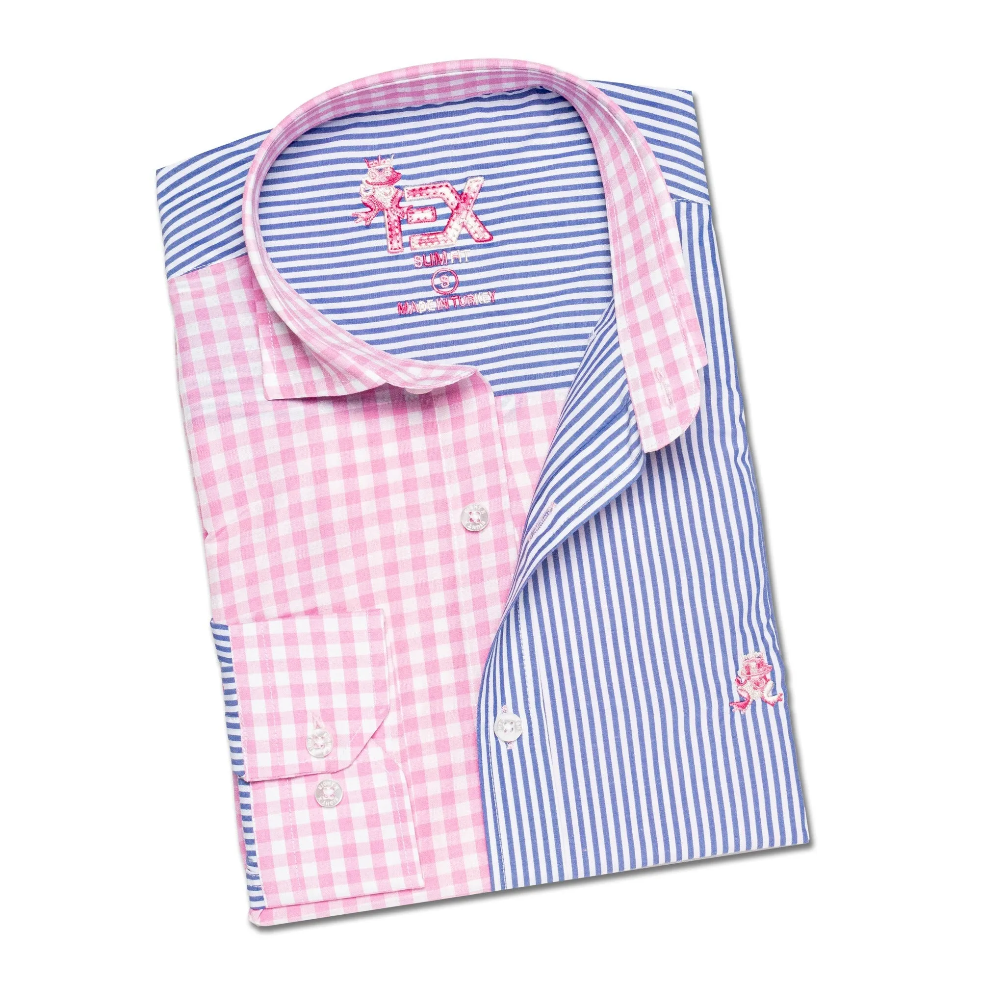 FROG Duality Button Down Shirt - Pink/Blue