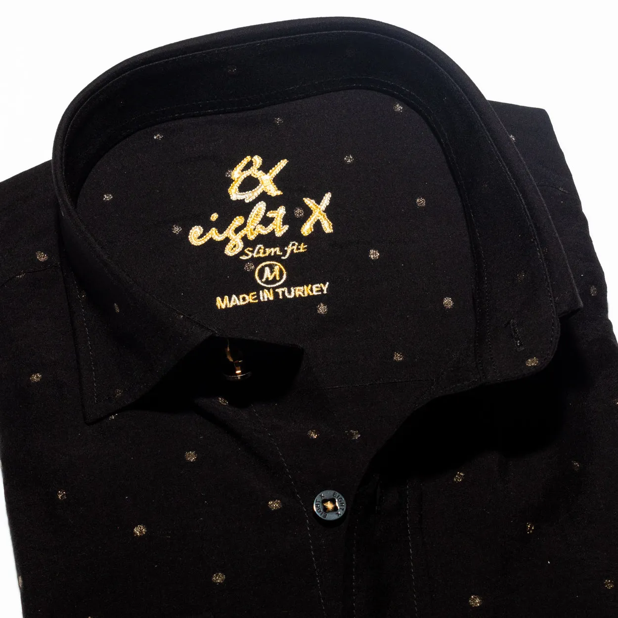 Gold Sparkle Button Down Shirt