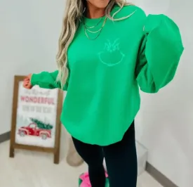 Grinch Crewneck- Green