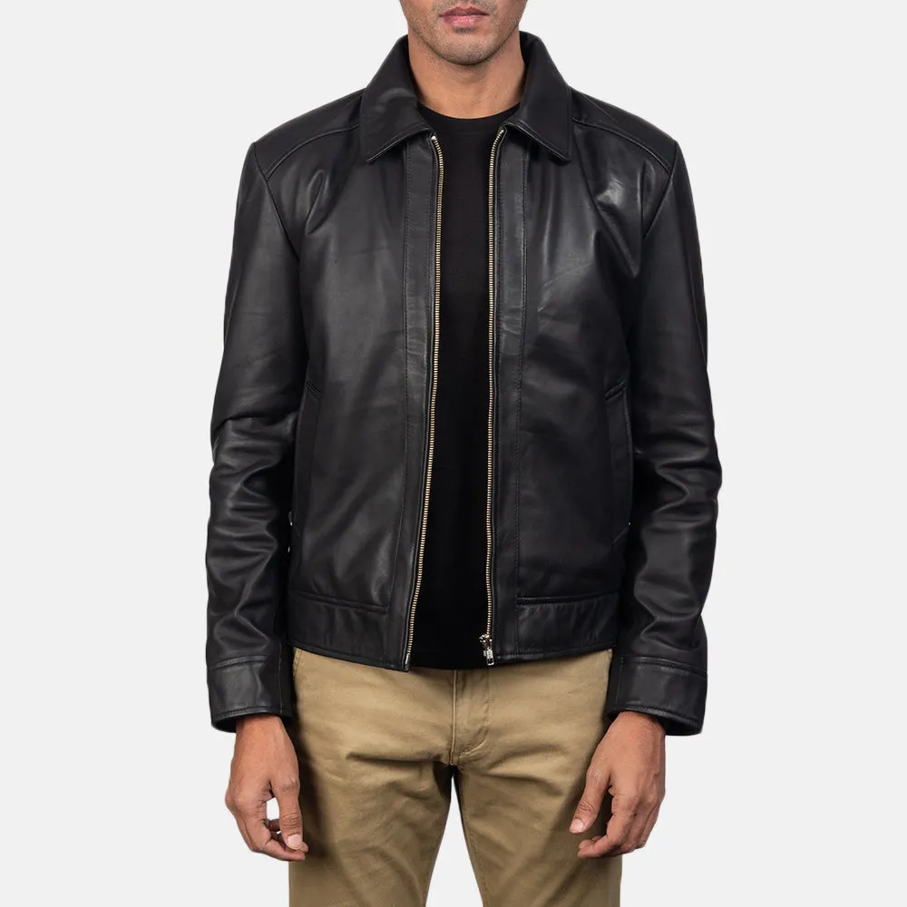 Inferno Black Leather Jacket