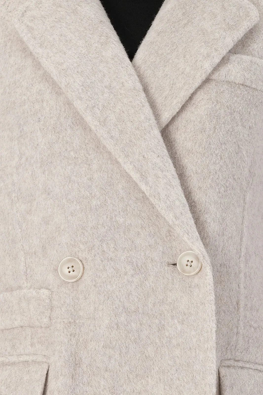 Laurence Coat Ivory Marle