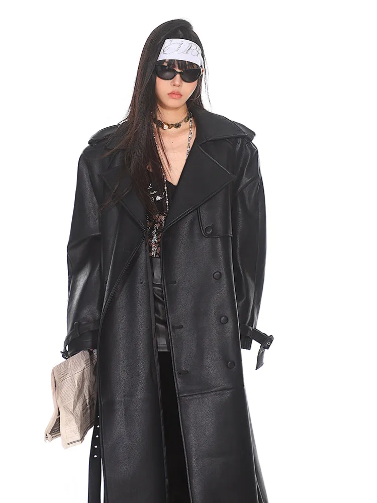 Leather Trench Coat