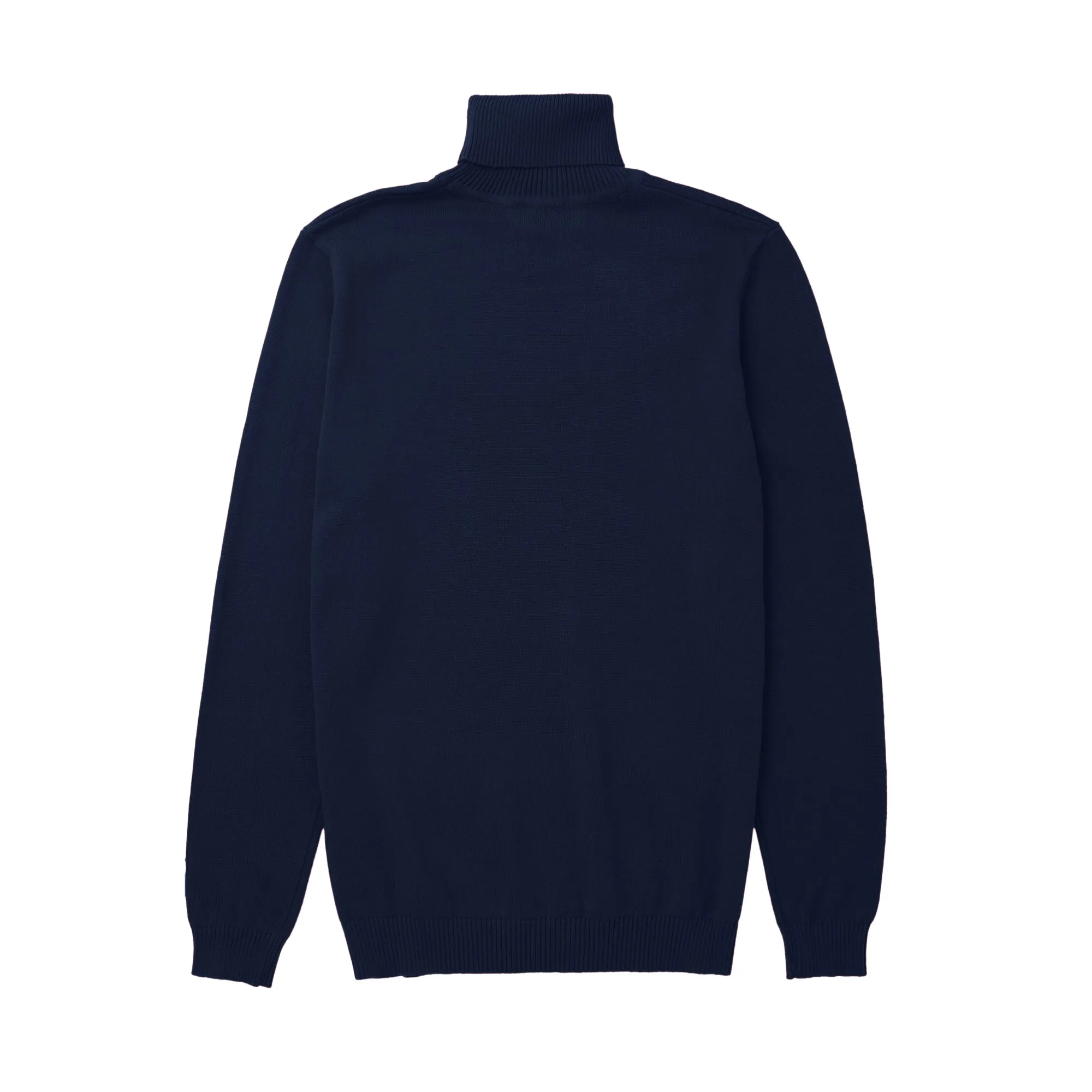 Long Sleeve Turtle Neck Sweater by Lorenzo Franco - Cobalt Blue