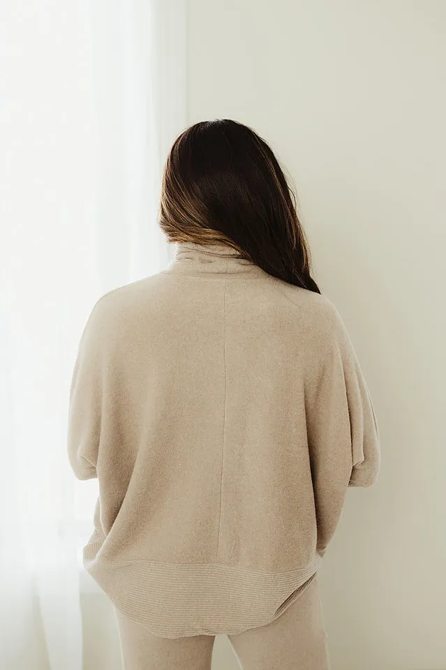 Melange Turtleneck Sweater