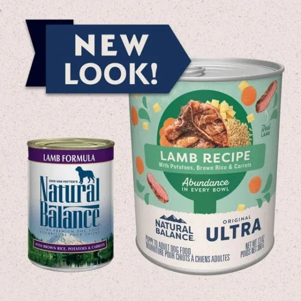 Natural Balance Original Ultra Lamb Recipe Paté Canned Dog Food