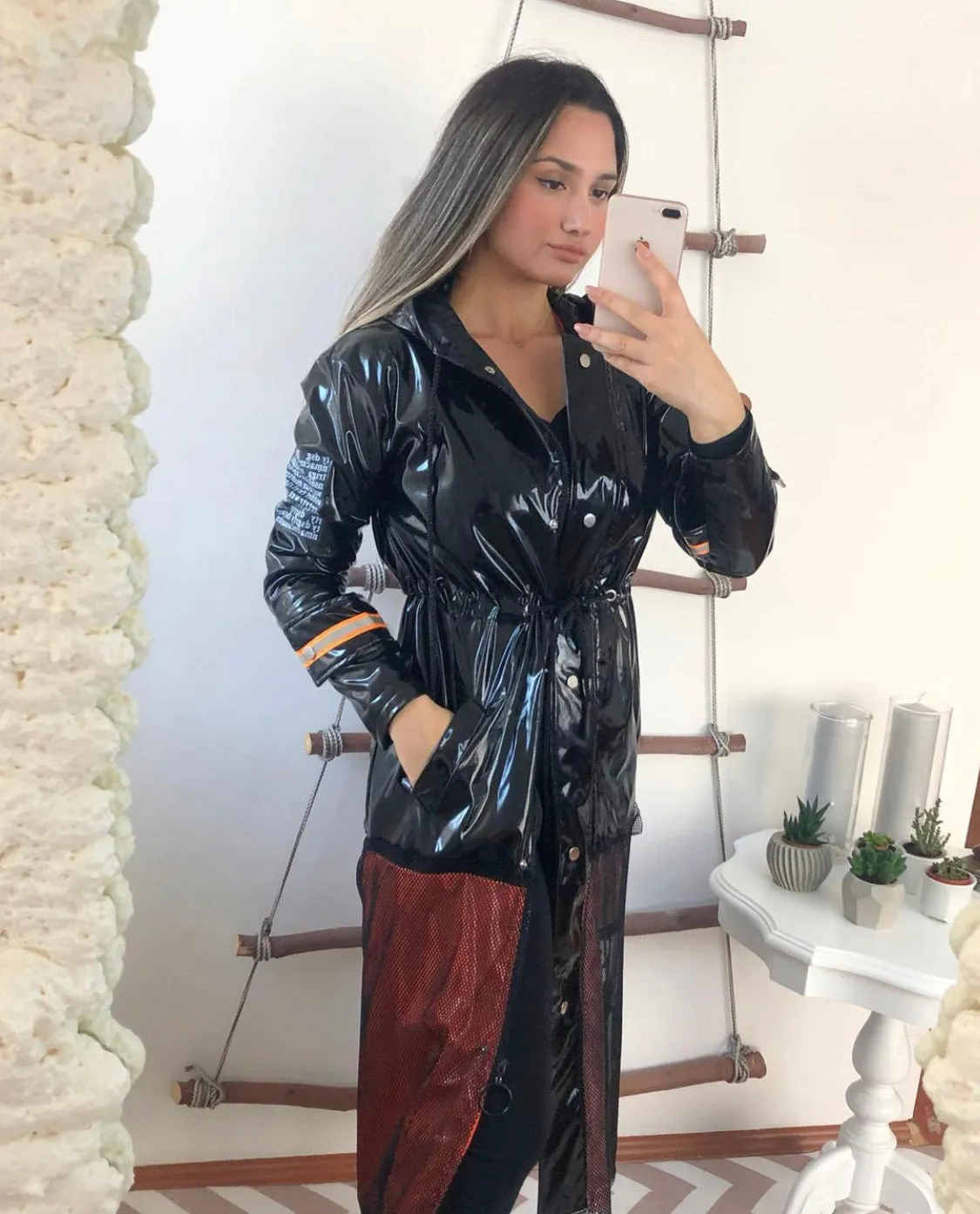 Patent Leather Coat