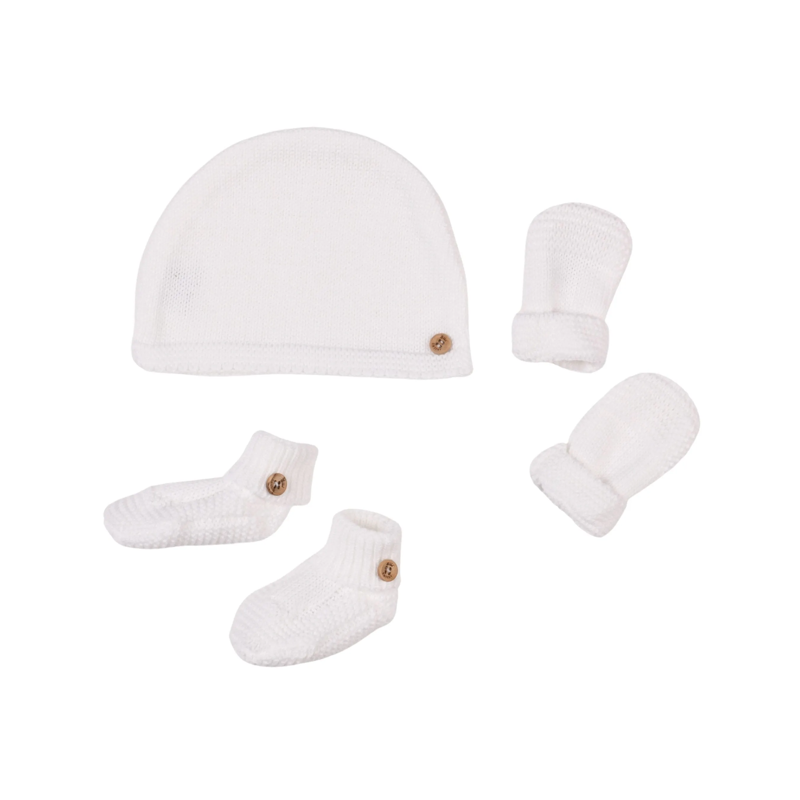 PETIT SWEENY | Baby White Organic Cotton Gift Set (6)