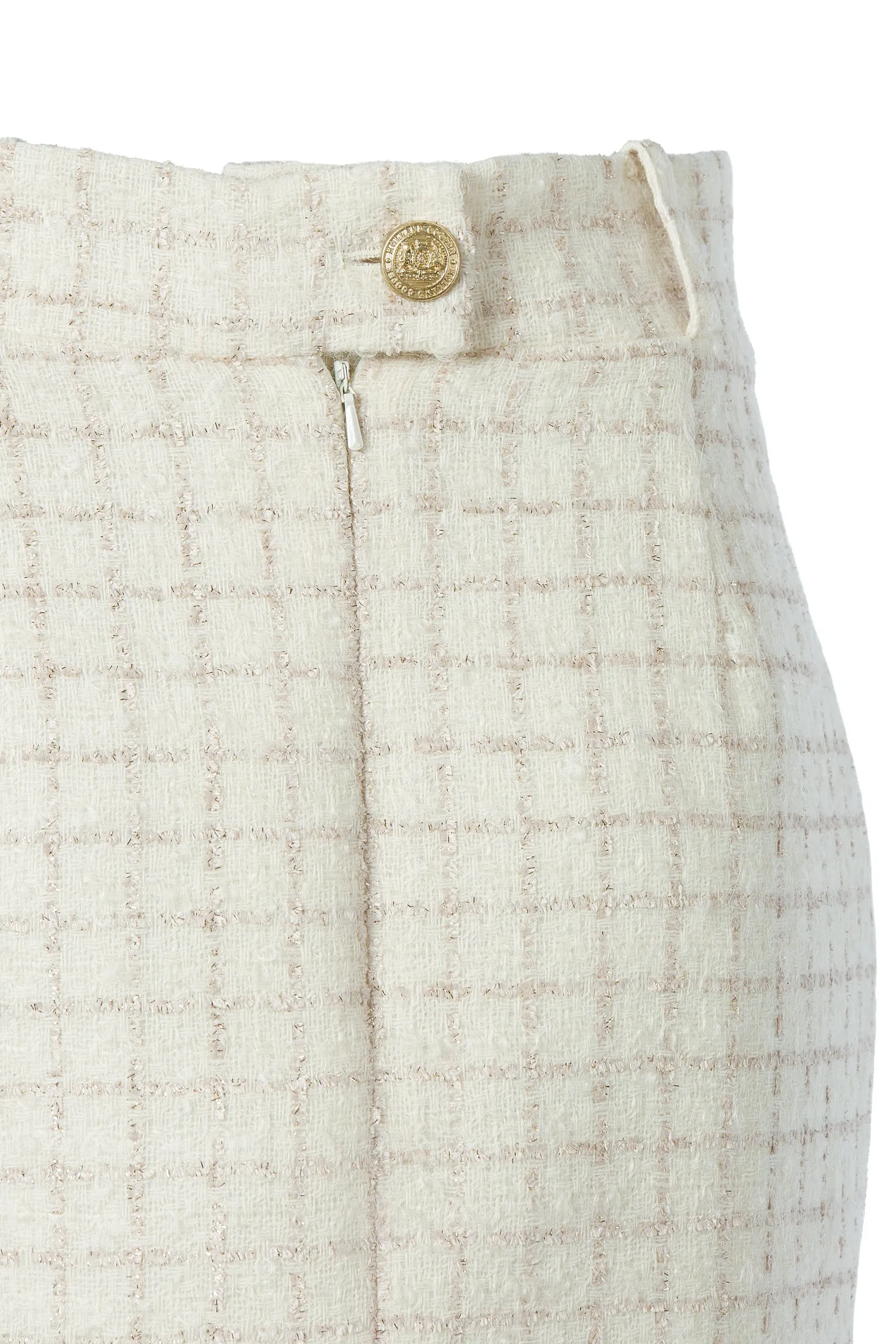 Regency Skirt (Ivory Sparkle Tweed)