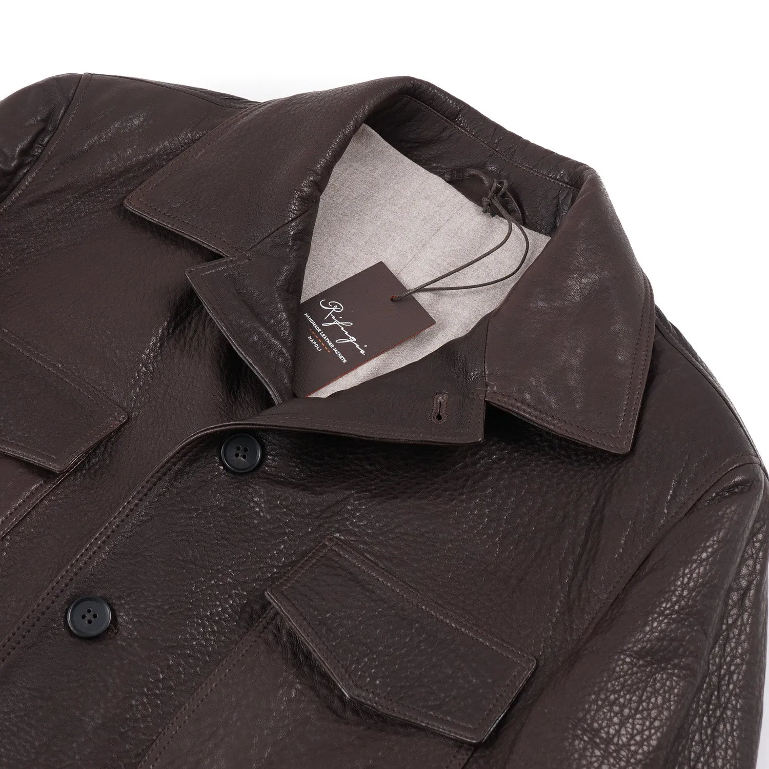 Rifugio Wild Lamb Leather Field Jacket