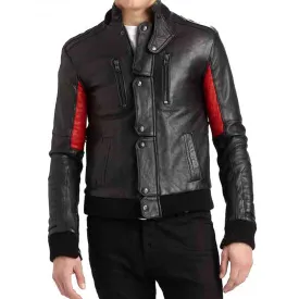 Surface to Air Kid Cudi Champ Black Leather Jacket