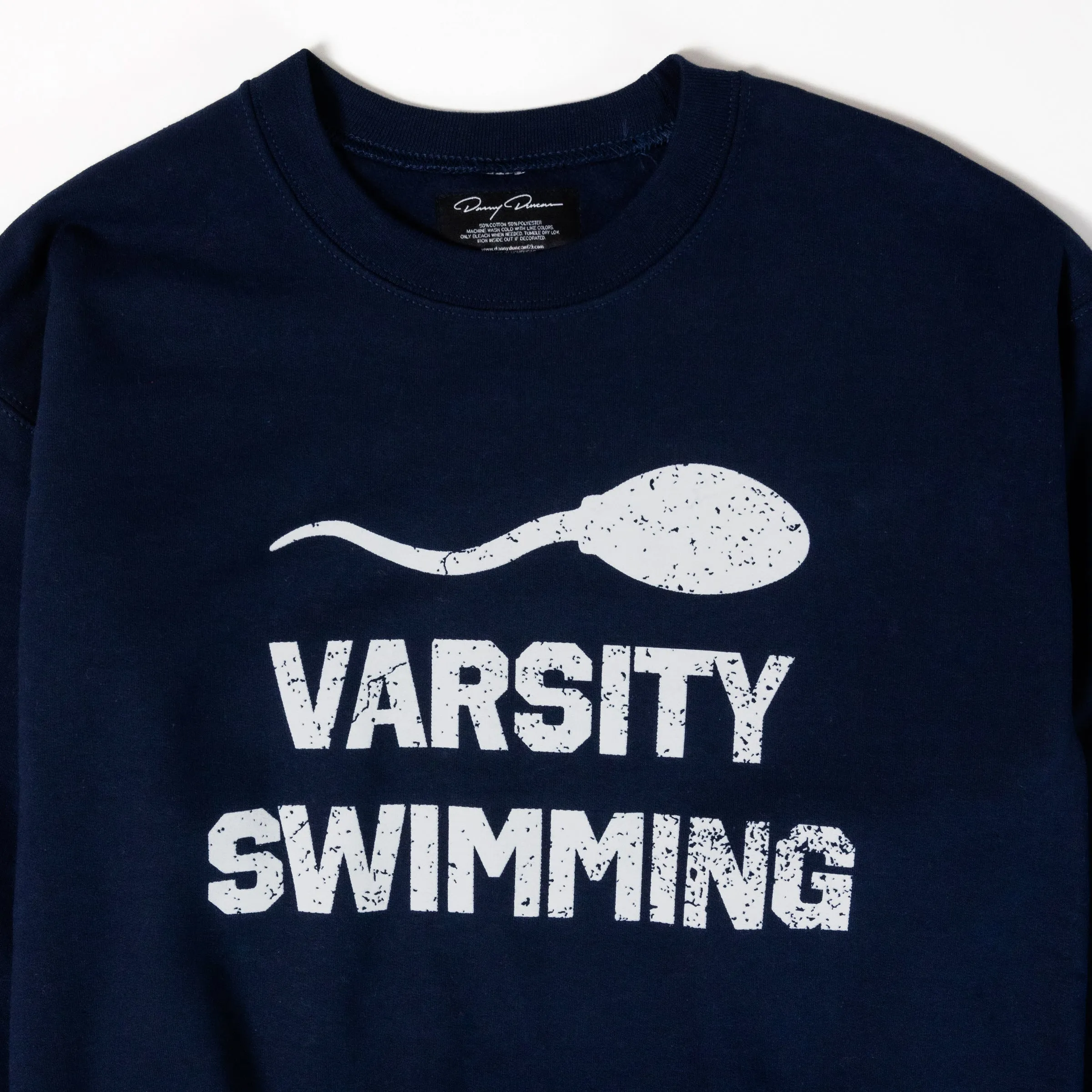 Varsity Swimming Navy Crewneck