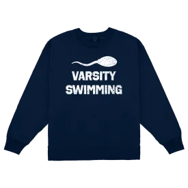 Varsity Swimming Navy Crewneck