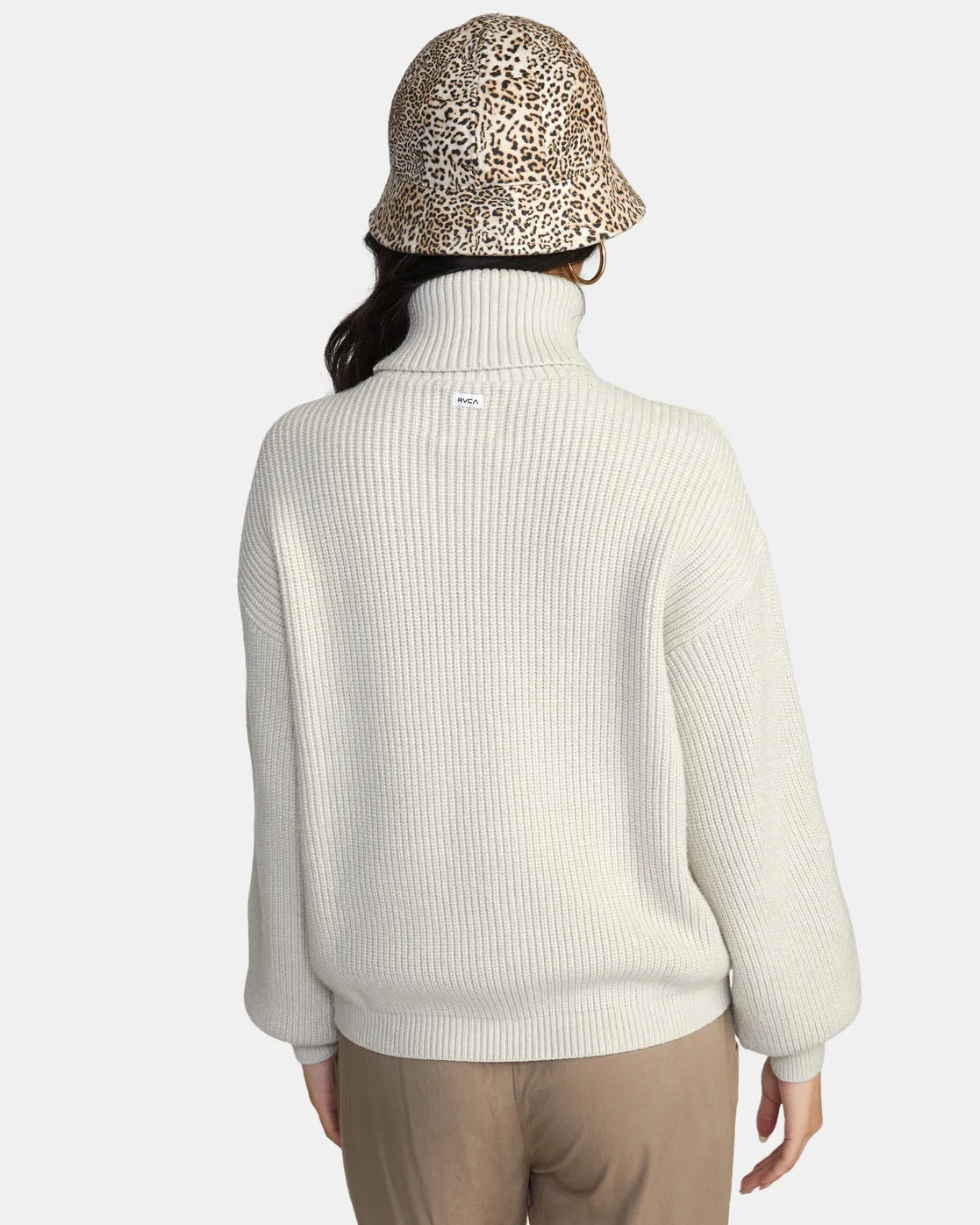 Vineyard Turtleneck Sweater - Oatmeal Heather