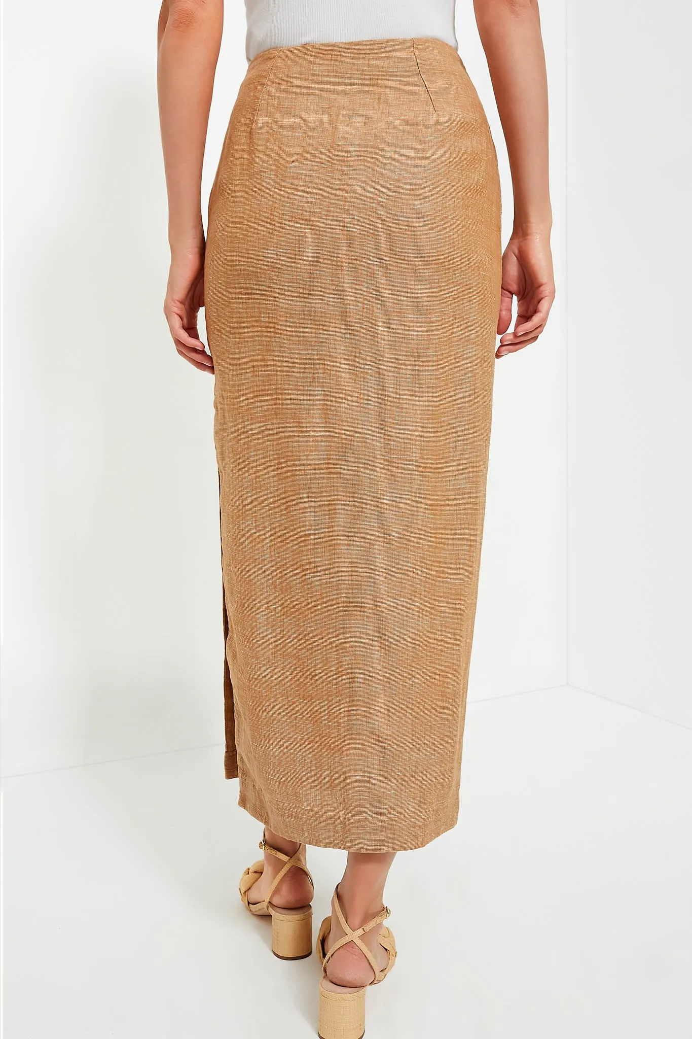 Walnut Nancy Pencil Skirt