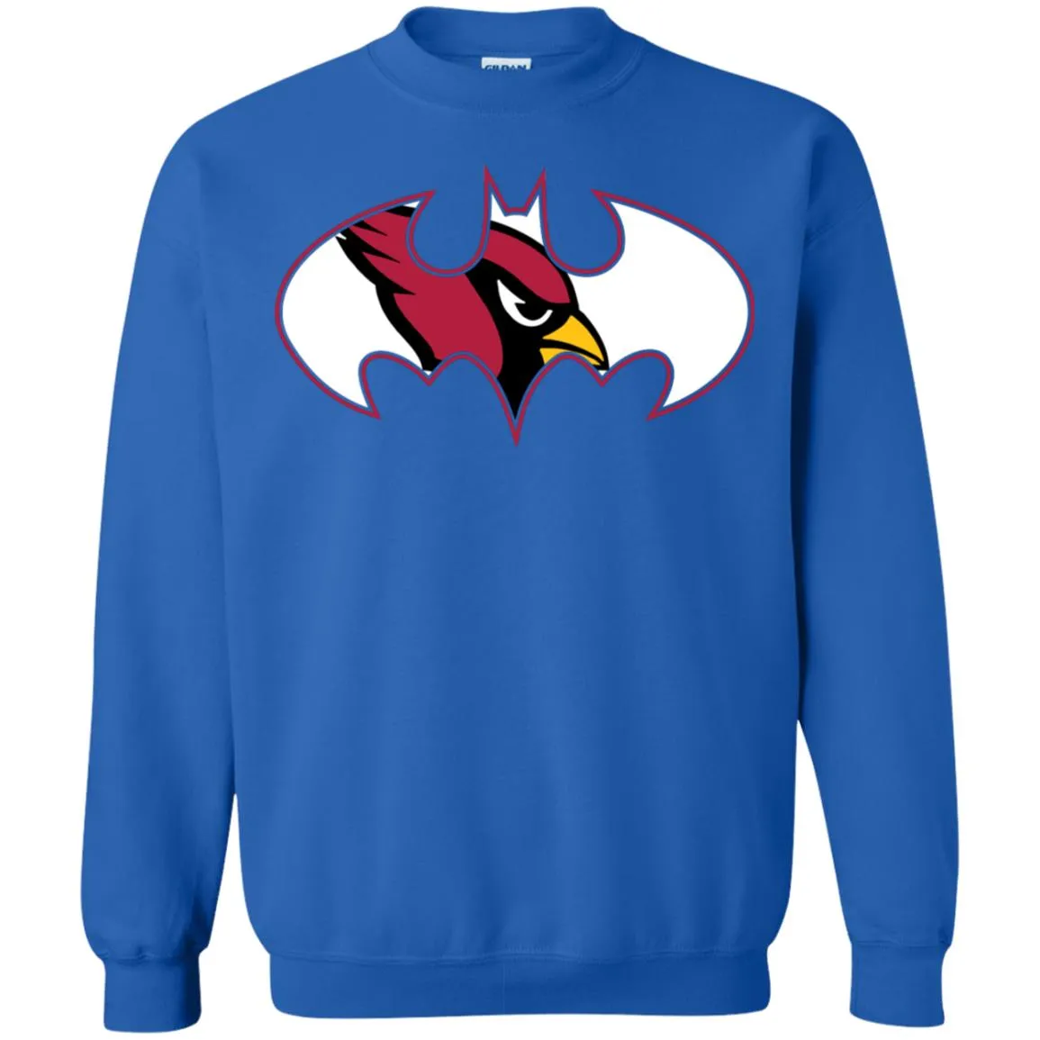 We Are The Arizona Cardinals Batman Nfl Mashup Crewneck Pullover Sweatshirt