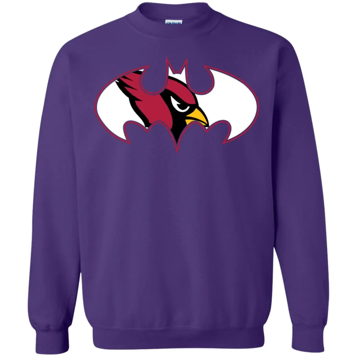 We Are The Arizona Cardinals Batman Nfl Mashup Crewneck Pullover Sweatshirt