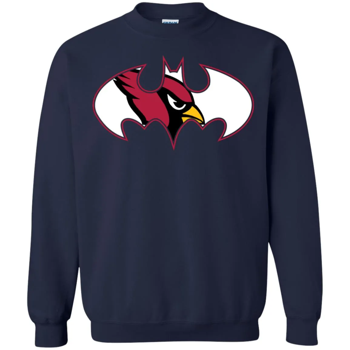 We Are The Arizona Cardinals Batman Nfl Mashup Crewneck Pullover Sweatshirt