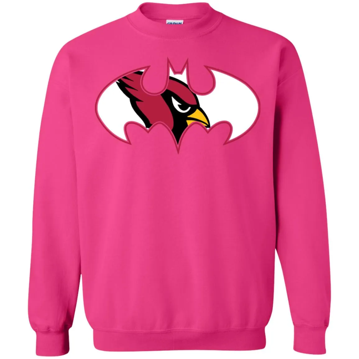 We Are The Arizona Cardinals Batman Nfl Mashup Crewneck Pullover Sweatshirt