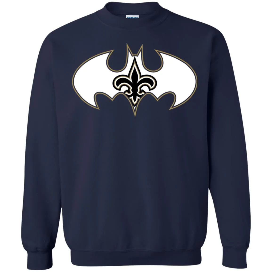 We Are The New Orleans Saints Batman Nfl Mashup Crewneck Pullover Sweatshirt