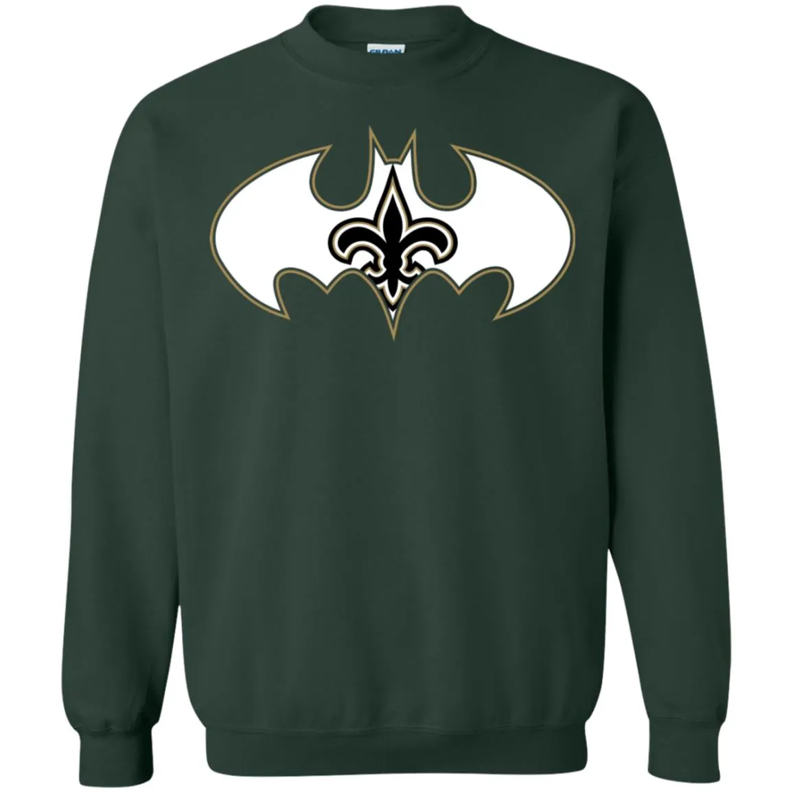 We Are The New Orleans Saints Batman Nfl Mashup Crewneck Pullover Sweatshirt