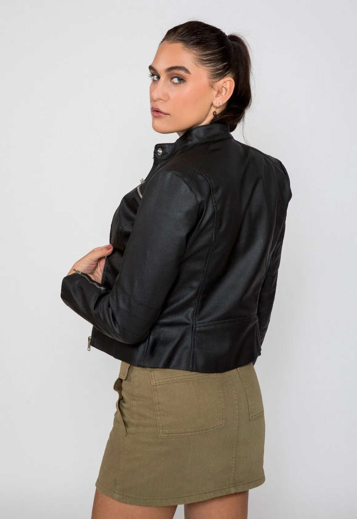 Women's Genesis PU Faux Leather Jacket